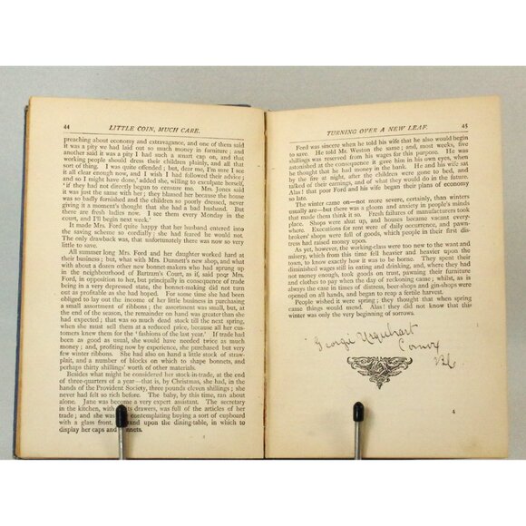 Antique Book "Little Coin, Much Care" by Mary Howitt, Frederick Warne and Co. - Picture 6 of 8